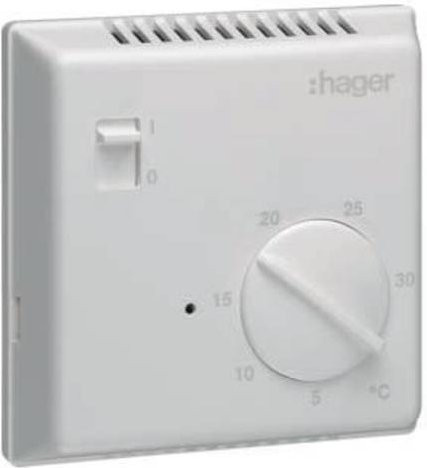 Hager EK003 Raumthermostat in Weiß aus Kunststoff - Bild 1