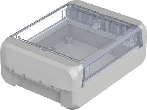 Bopla Bocube Outdoor-Gehäuse aus Polycarbonat in Lichtgrau RAL 7035, B/T/H: 113 x 80 x 40 mm - Bild 1