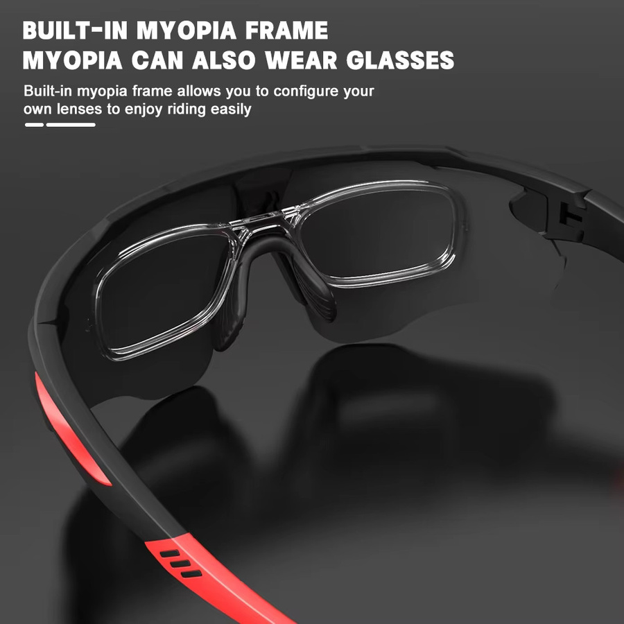 PHMAX Sportsonnenbrille, polarisiert, Vollrand, Kunststoff - Bild 4