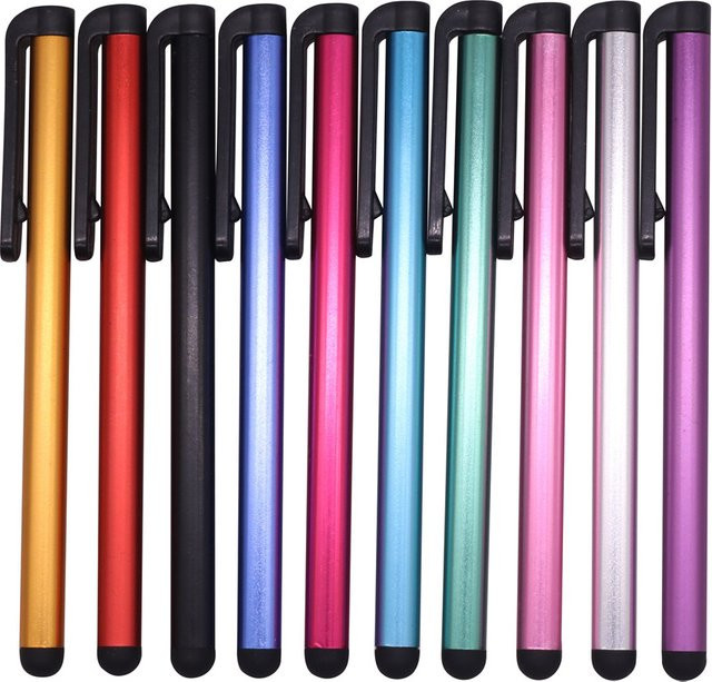 AliWuzn 10er Set Kapazitive Touchscreen Stylus-Stifte in Multicolour für Smartphones, Tablets und PCs - Bild 1