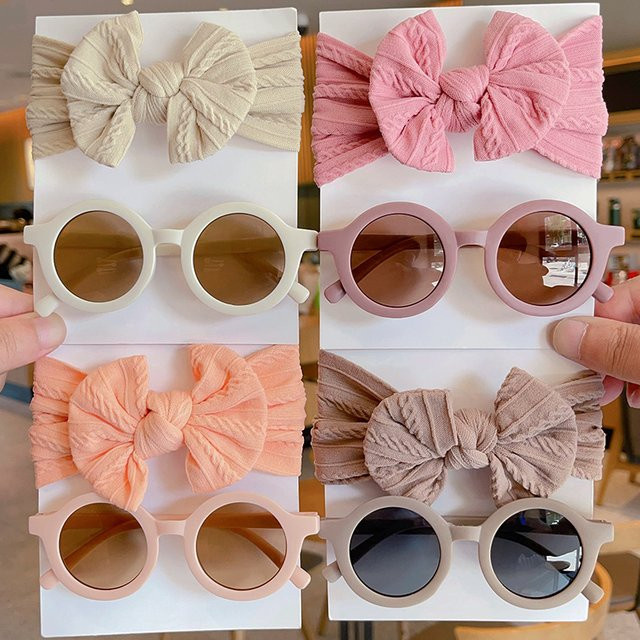 raindo Kinder Sonnenbrille, rund, Vollrand, Kunststoff - Bild 1