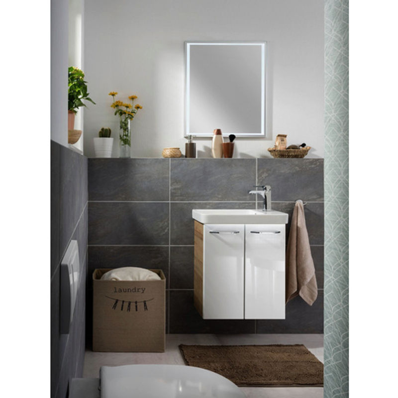 Fackelmann Waschbeckenunterschrank Milano in Weiss mit Soft-Close-Türen, B/H/T: 52 x 61 x 27,5 cm - Bild 3