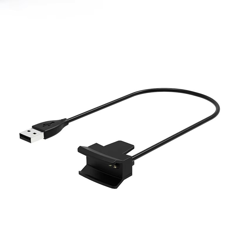 Fitbit Alta USB-Ladegerät-Clip-Kabel in Schwarz, Länge: 30 cm - Bild 1