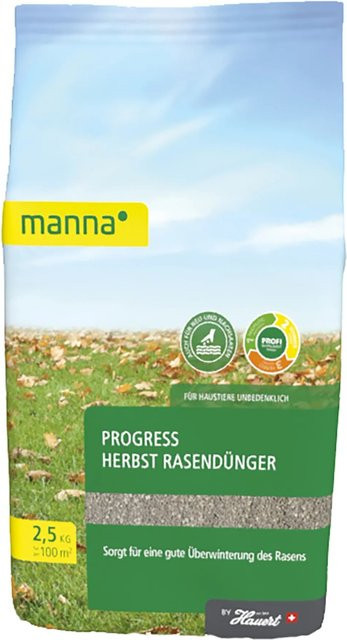 Manna Progress Herbst Rasendünger mineralisch 2,5 kg - Bild 1