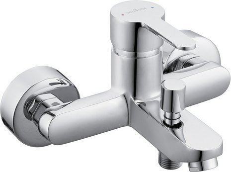WELLWATER Wannenarmatur Terni aus Messing in Chrom und Silber - Bild 1