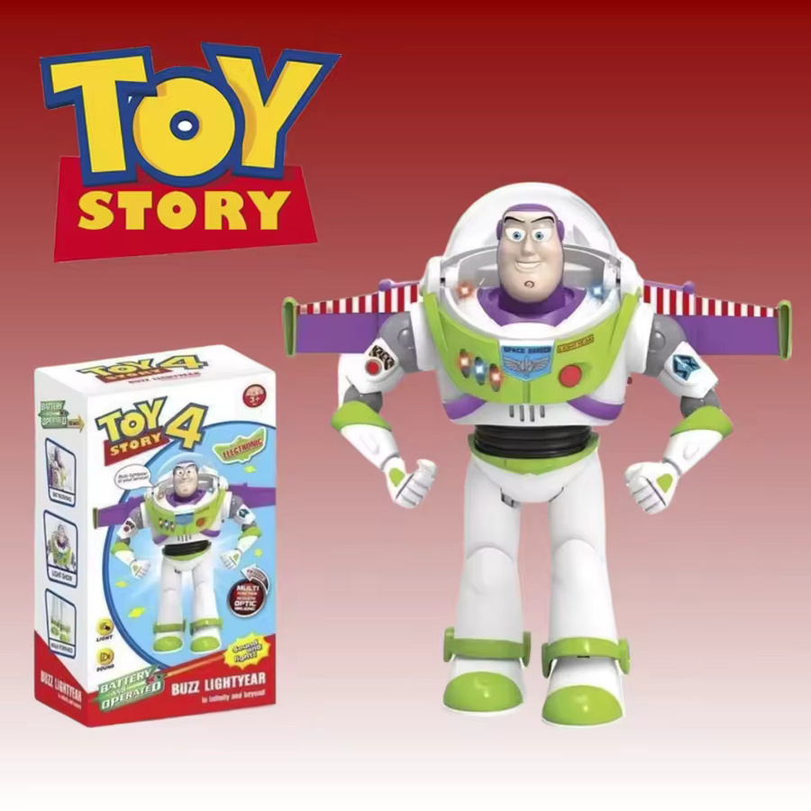 Hot Toys Toy Story Buzz Lightyear, Elektrische Laufroboter-Puppe, Actionfigur, ab 3 Jahren - Bild 2