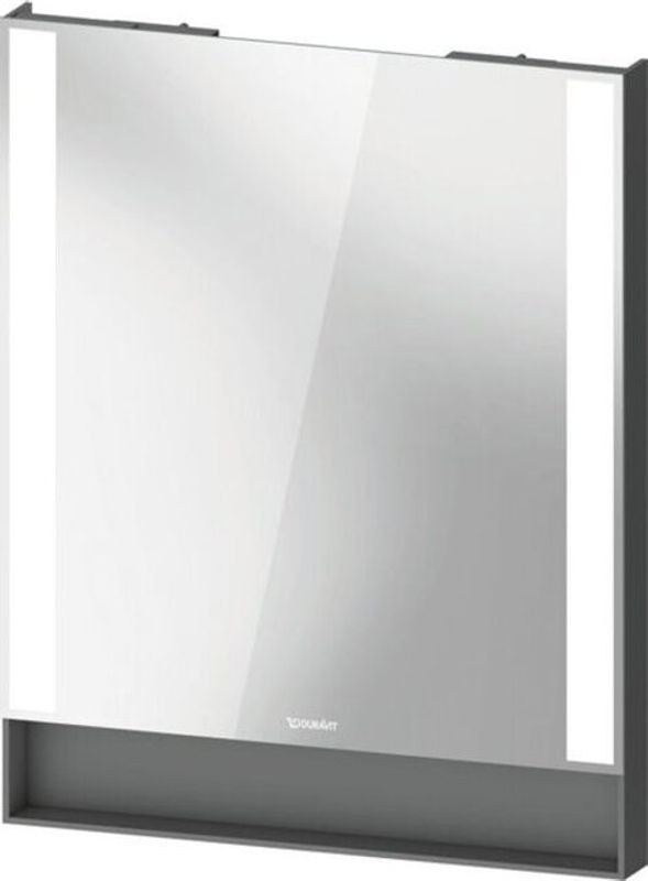 Duravit Qatego Wandspiegel mit LED-Beleuchtung, rechteckig, rahmenlos, weiß, B/H: 60 x 75 cm - Bild 1