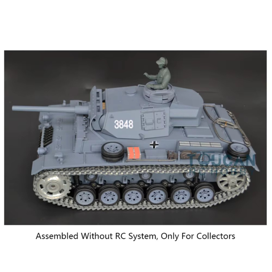 Heng Long Panther III L, Panzermodell, 1:16 Maßstab, Metall, Grau - Bild 4