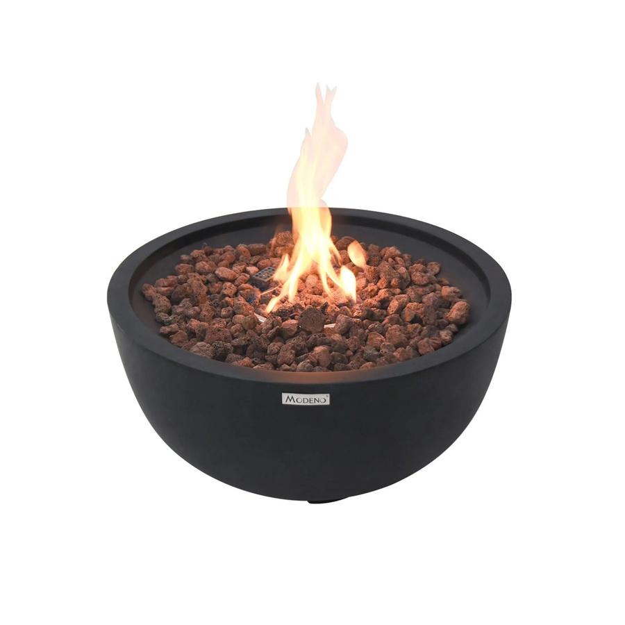 Elementi Gasfeuerstelle Jefferson in Beton-Optik Schwarz, B/T/H: 68 x 68 x 35 cm - Bild 5