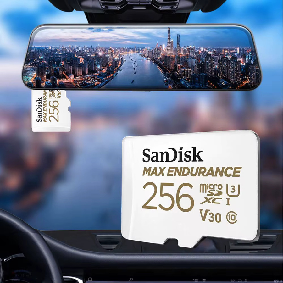 SanDisk MAX ENDURANCE MicroSD Speicherkarte U3 für 4K Full HD Fahrtenschreiber und Überwachungskameras - Bild 3