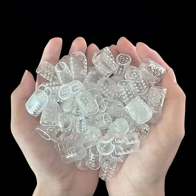 RUZOFO Zehenabdeckungen aus Silikon, transparent, 10–100 Stück - Bild 3