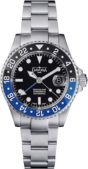 Davosa Armbanduhr Ternos GMT Diver, Automatik, Edelstahl, 40 mm, Herren - Bild 1