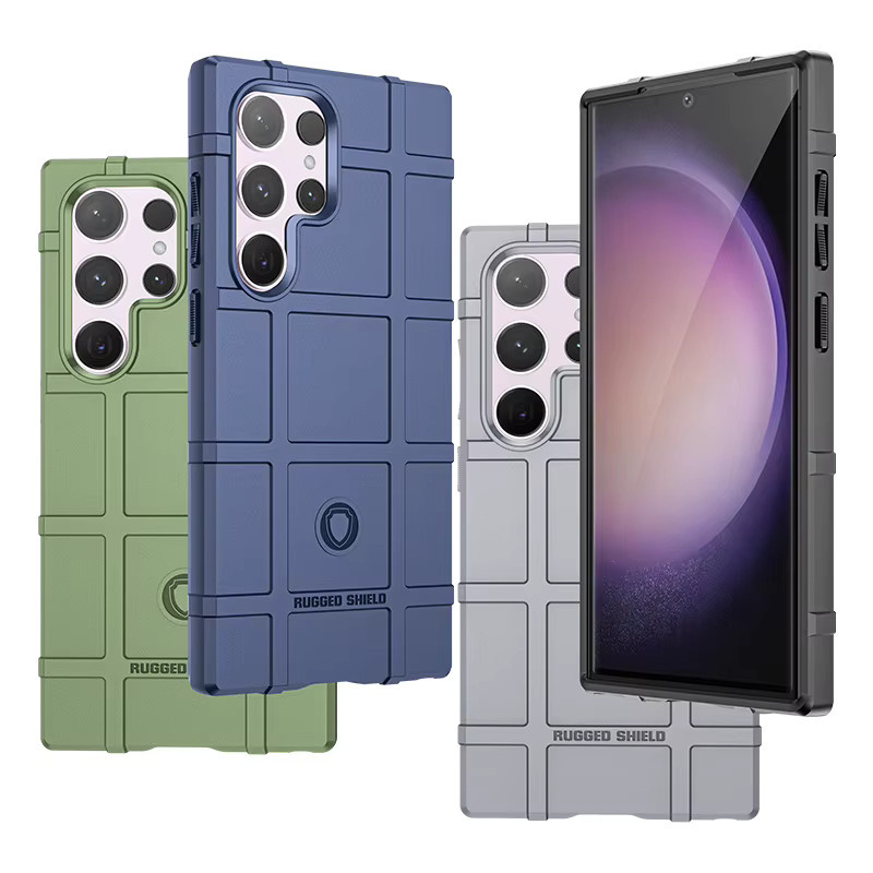 Robuste Silikon Schutzhülle für Samsung Galaxy S24, S24 Plus und S24 Ultra in Grün mit Militärstandard-Schutz - Bild 2