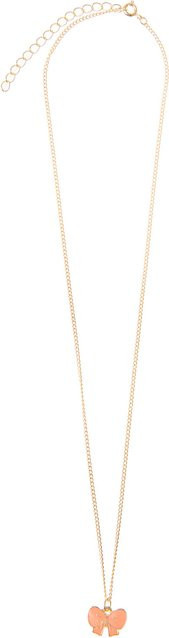 Rico Design Kette mit Anhänger Schleife, Neon Rot, Unisex - Bild 1