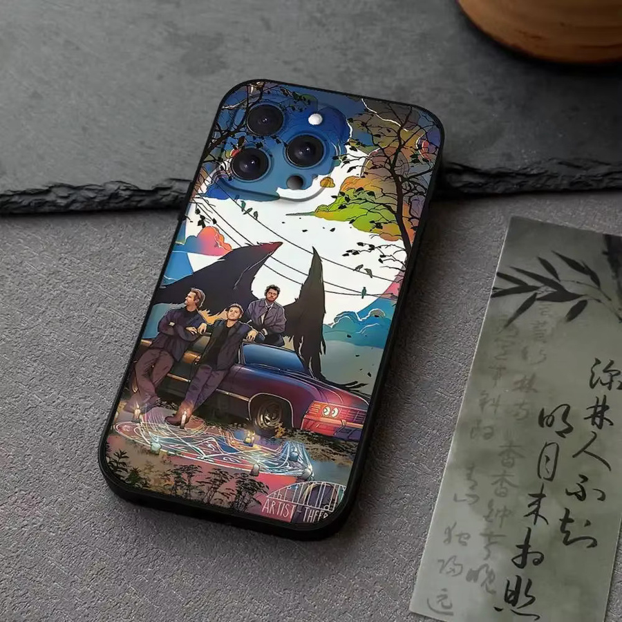 SupernaturalS Silikon Handyhülle für iPhone 11 bis 17, Schwarz, Weiches Material - Bild 2