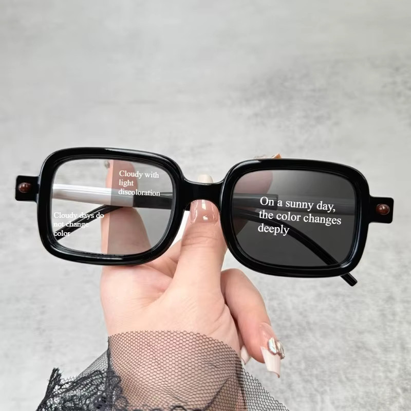 Lesebrille Grau, Vollrand, Square, Kunststoff - Bild 2