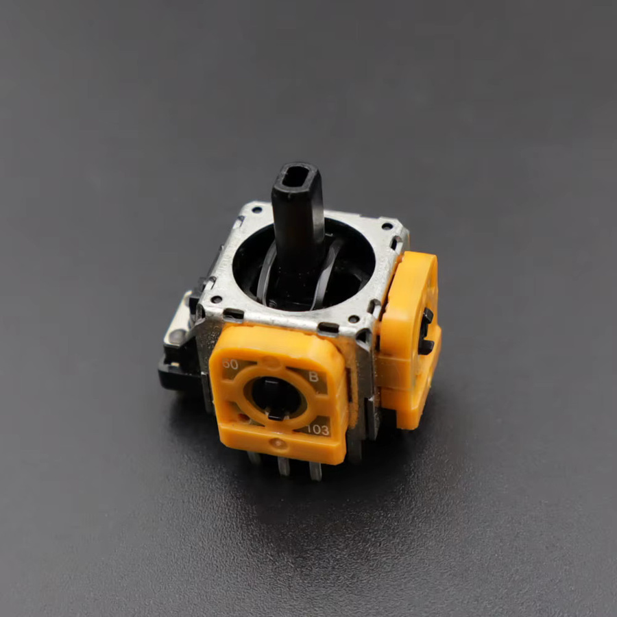Puoya PS4 Joystick Ersatzteil 3D-Bedienstick in Gelb für PlayStation Controller - Bild 1