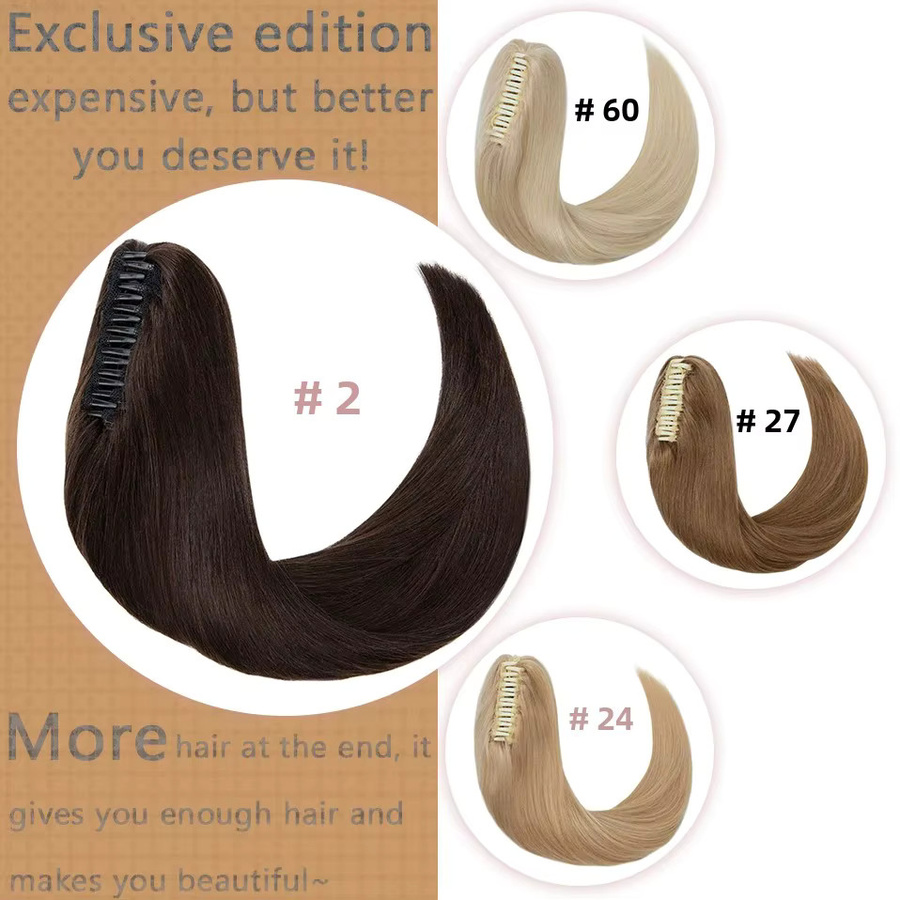 S-noilite Clip-in-Pferdeschwanz-Haarteil, blond, 50,8 cm, Damen - Bild 3