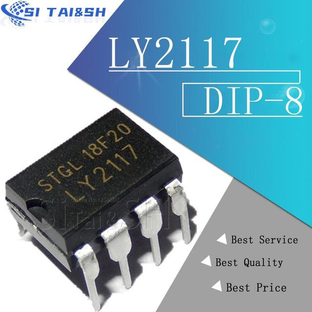 Si Tai&SH LY2117 2117 DIP-8 integrierter Schaltkreis in Schwarz, 10er Packung - Bild 1
