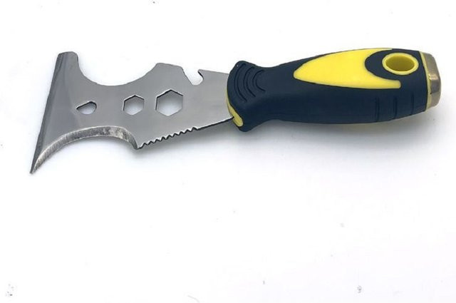 15-in-1 Multifunktions-Spachtel aus Edelstahl in Silber als Farbschaber und Tapetenentferner für Bauwerk und Heimwerkerbedarf - Bild 1