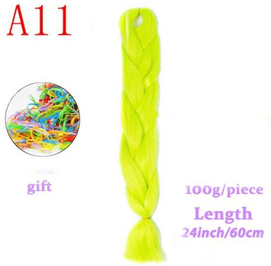 Miss Wig Haarverlängerung Jumbo-Zöpfe, Ombre-Häkelgeflecht, Black, Damen - Bild 1