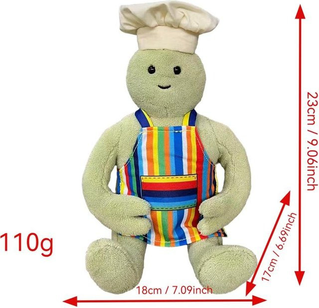 Diluqi Die Tiny Chef Show Plüschtier Puppe, beige, ab 4 Jahre - Bild 1