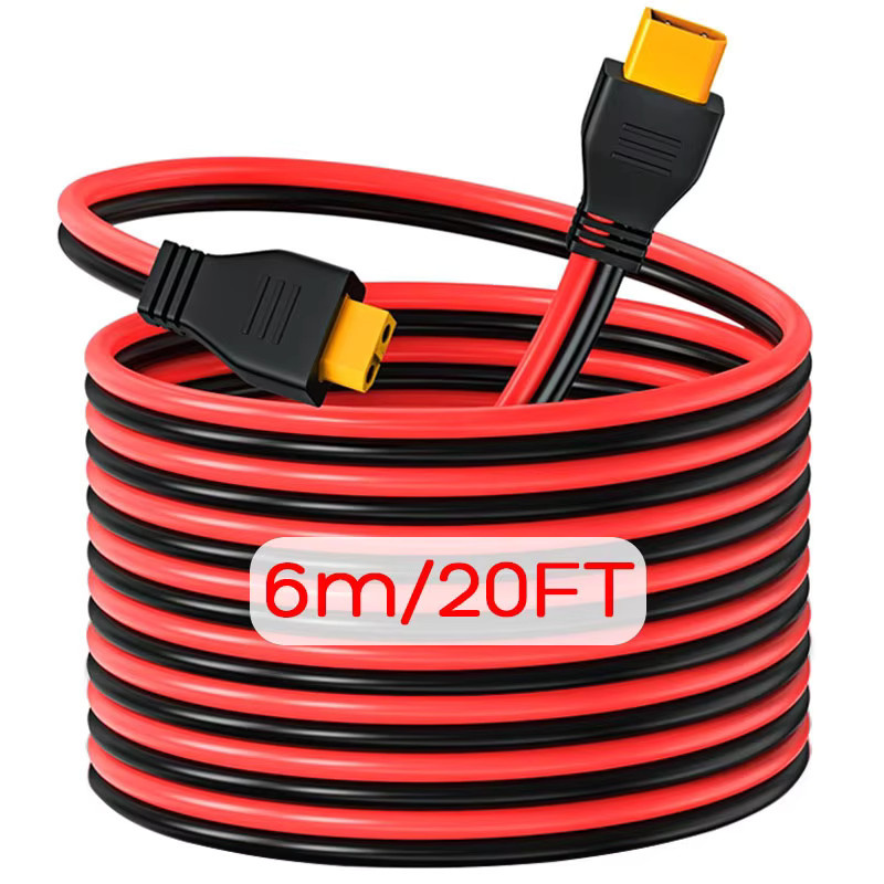 ZAEGIRZ XT60 Stecker auf Buchse Adapter mit 6 m Kabel 12 AWG für Solargeneratoren von ALLPOWERS, Ecoflow Delta, River, Anker SOLIX, Bluetti und DJI - Bild 5