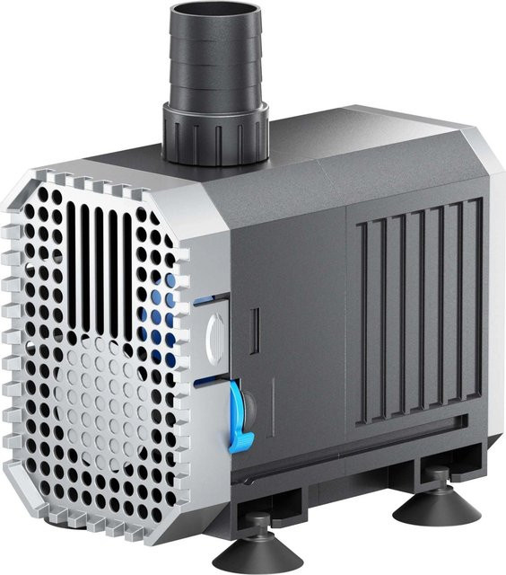 Sunsun CHJ-1500-10 Eco Teichpumpe als Bachlauf- und Skimmerpumpe in Schwarz und Grau mit 1500 l/h und 25 W - Bild 1