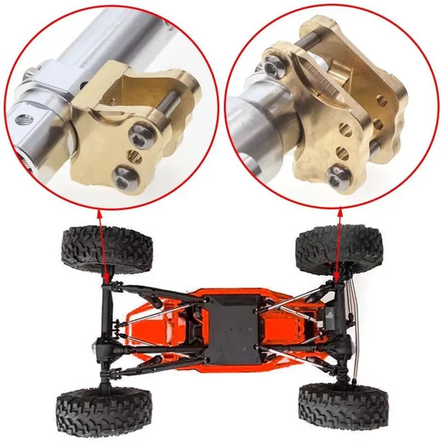 Axial Ryft 4WD Skala Rock Kupfer Material Spurstange Gegengewicht, Zubehör - Bild 1