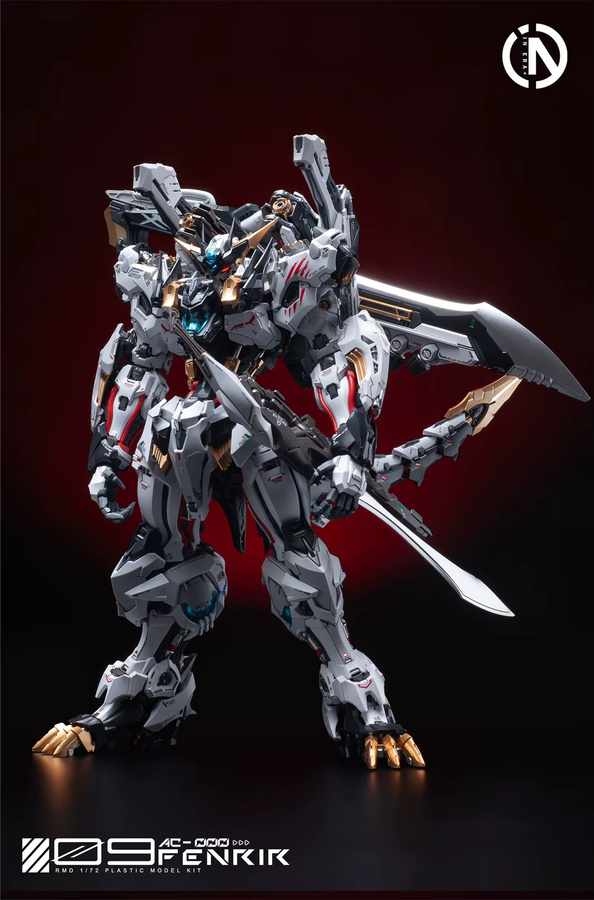 ERA+ FNR-09 FENRIR Montagemodell Mecha-Spielzeug Wolf King, 1:72, Plastikmodellbausatz - Bild 2