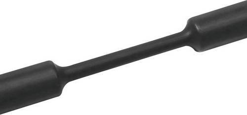 HellermannTyton Schrumpfschlauch ohne Kleber Schwarz 24mm 8mm Schrumpfrate 3:1 Meterware - Bild 1