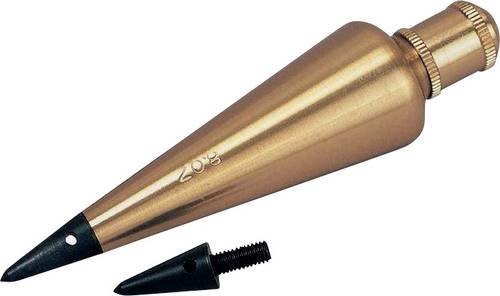 Stanley Senklot aus Messung in Gold mit Ersatzspitze, 225g - Bild 1