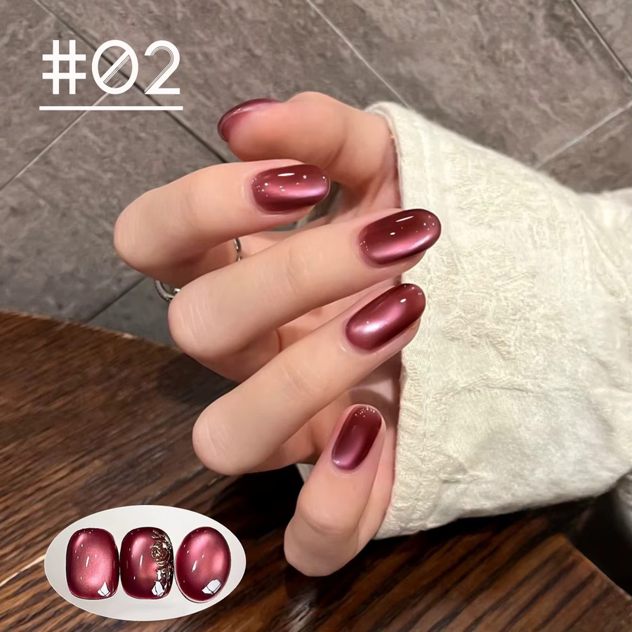 WS Gel-Nagellack, Rot-Violett - Bild 5