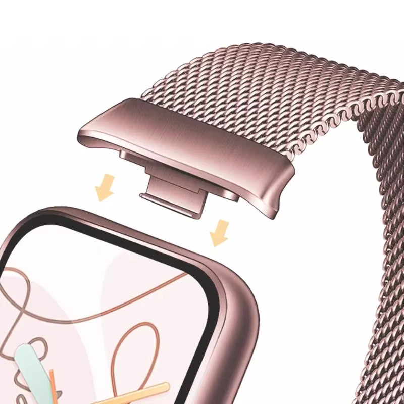 Xiaomi Uhrenarmband Edelstahl, Magnetische Schleife, Redmi Uhr 4 5, Mi Band 8 Pro 9 Pro - Bild 3