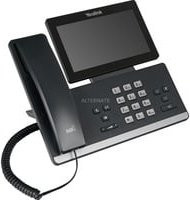 Yealink SIP-T58W VoIP-Telefon in Schwarz mit Android-Betriebssystem - Bild 1