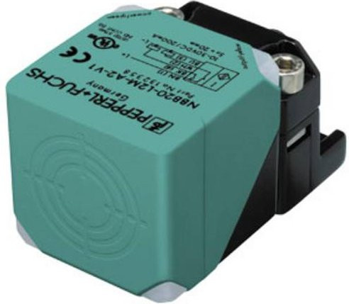 Pepperl+Fuchs Induktiver Sensor NBN40-L2M-E0-V1 132359 NPN in Grün - Bild 1