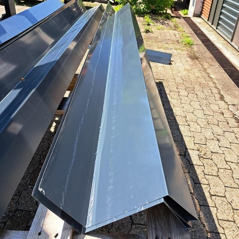 Z-Profil Sockel aus Aluminium von Friedrich von Lien AG in Anthrazitgrau, Länge: 3,30 m - Bild 1