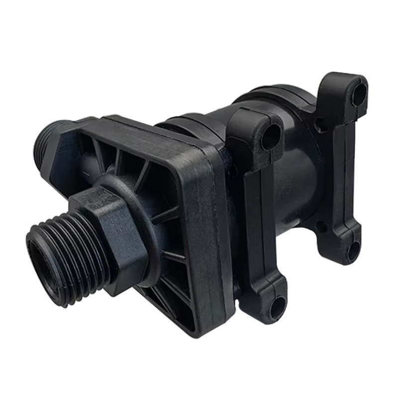 xmshxltd Druckerhöhungspumpe mit leisem bürstenlosem Motor IP68 für Warmwasserbereiter und Duschen, Schwarz, Messingverbindung, DC12V 24V - Bild 2