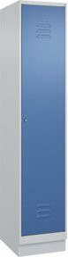 C+P Spind Classic PLUS Garderobenschrank mit Sockel, 1 Abteil, Zylinderschloss und 4 Garderobenhaken, H x B x T: 195 x 40 x 50 cm - Bild 1