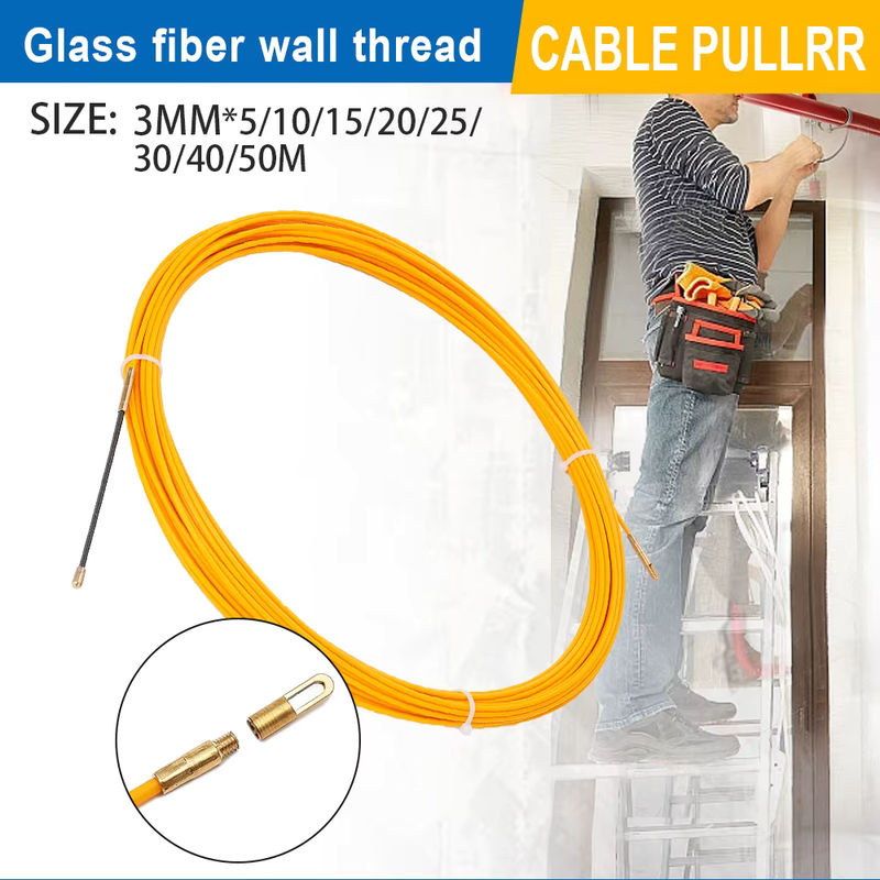 Gelbes Glasfaser-Kabelziehband 3mm für Elektroinstallationen - Bild 4