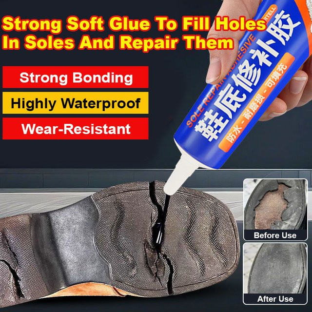 Bondin Schuhkleber wasserfest und schnell trocknend für Turnschuhe und Lederschuhe, 60 ml - Bild 1
