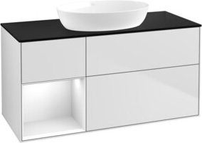 V&B Waschtischunterschrank Finion in Weiß lackiert, Breite: 120 cm, Tiefe: 50,1 cm, Höhe: 50,1 cm - Bild 1