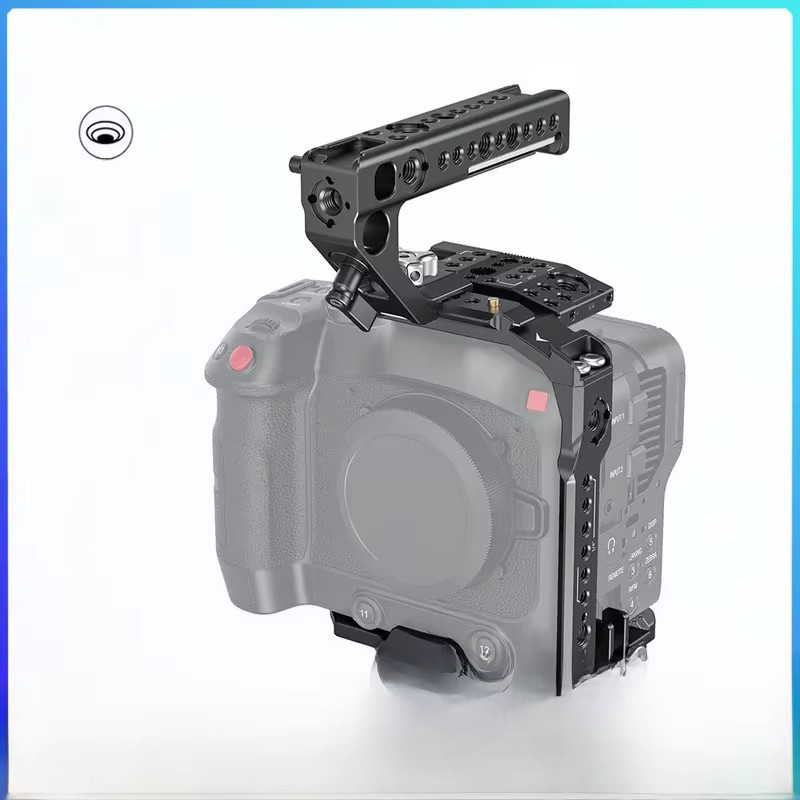 SmallRig Kamerakäfig-Handheld-Kit für Canon EOS C70 in Schwarz, kompatibel mit DJI RS2 und RSC 2 Stabilisatoren - Bild 1