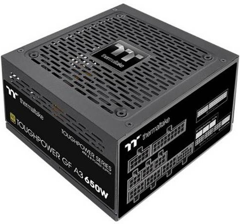 Thermaltake Toughpower GF A3 650W PC Netzteil, ATX 3.0, PCIe Gen 5.0, 80PLUS Gold, Schwarz - Bild 1