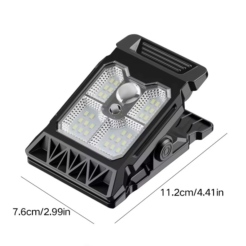 BALDR Solar-Sensorleuchte Schwarz mit Bewegungssensor für den Garten - Bild 2