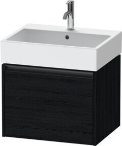 Duravit Waschtischunterschrank Ketho.2 in Weiß mit einem Auszug, wandhängend, B/T: 58,4 x 46 cm - Bild 1