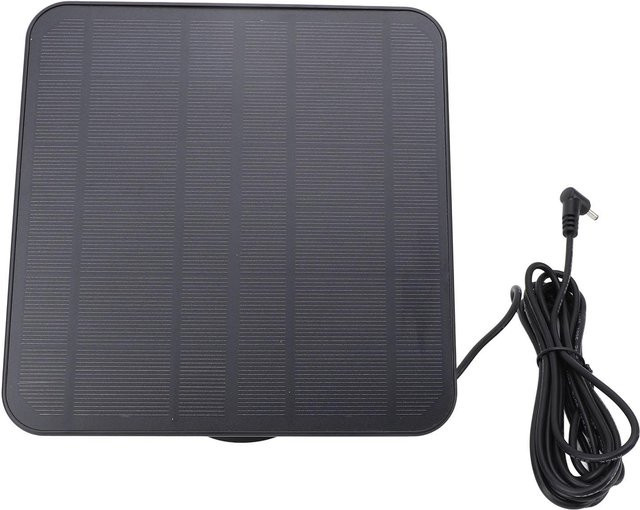 DIYelecs Solarpanel für Überwachungskamera 6V 5W DC-Anschluss Outdoor Solar-Ladepaneel wetterfest in Grau - Bild 1