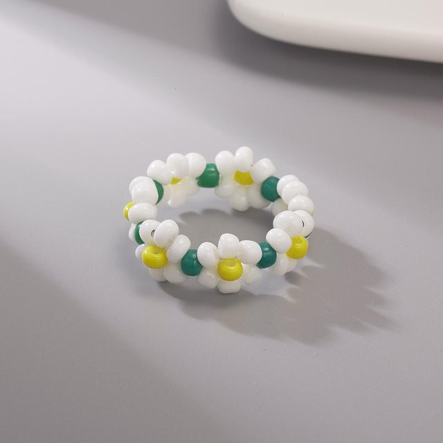 TuiYing001 Blumenperlenring, mehrfarbig, Damen - Bild 1