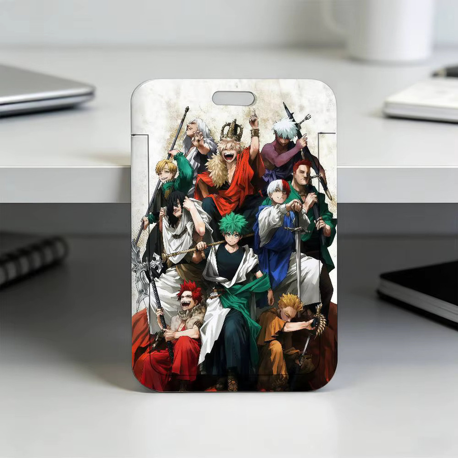 My Hero Academia MHA Anime Ausweishalter mit Schiebeabdeckung aus Kunststoff in Multicolour - Bild 3