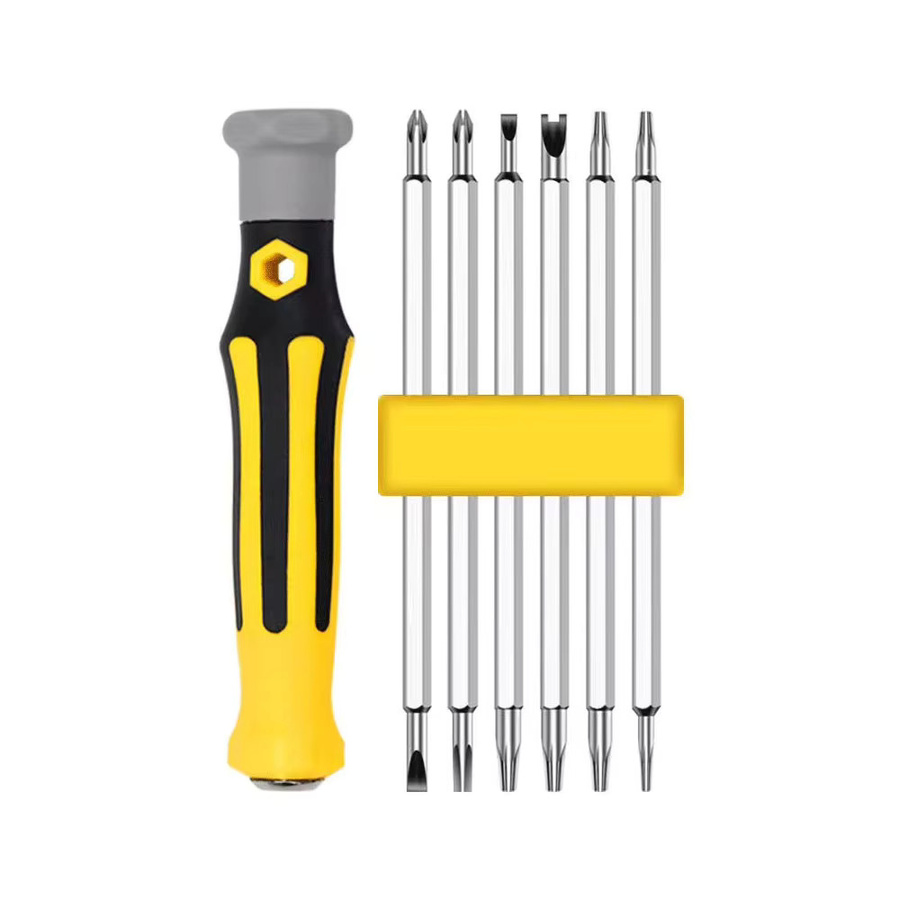 Binoax 12-in-1 Magnetischer Schraubendreher mit Torx-Bits und Flachkopf-Handwerkzeug-Set - Bild 5